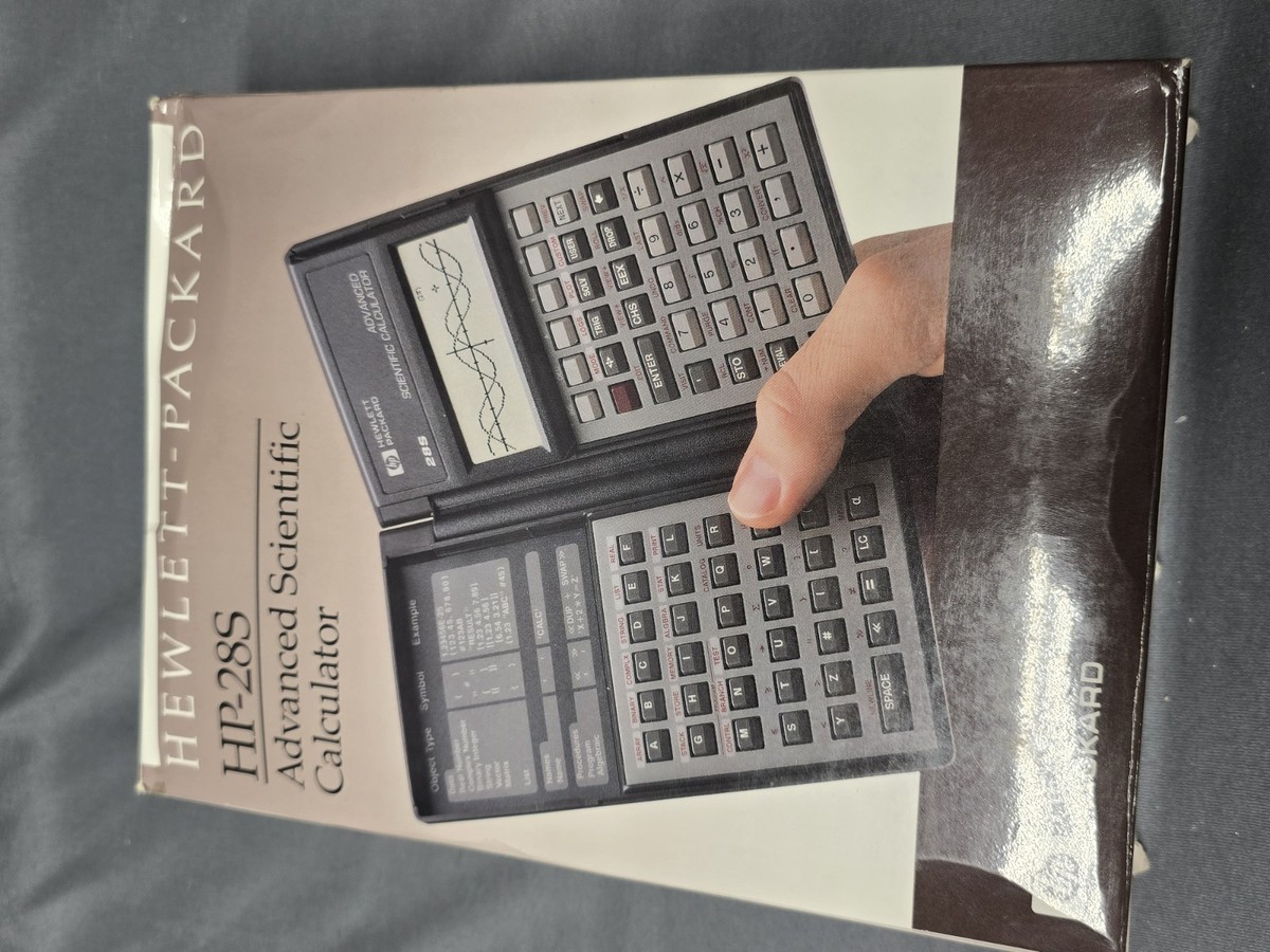 【美品】ヒューレット・パッカード HP-28S プログラム関数電卓 HP 28S Scientific Calculator for sale online | eBay