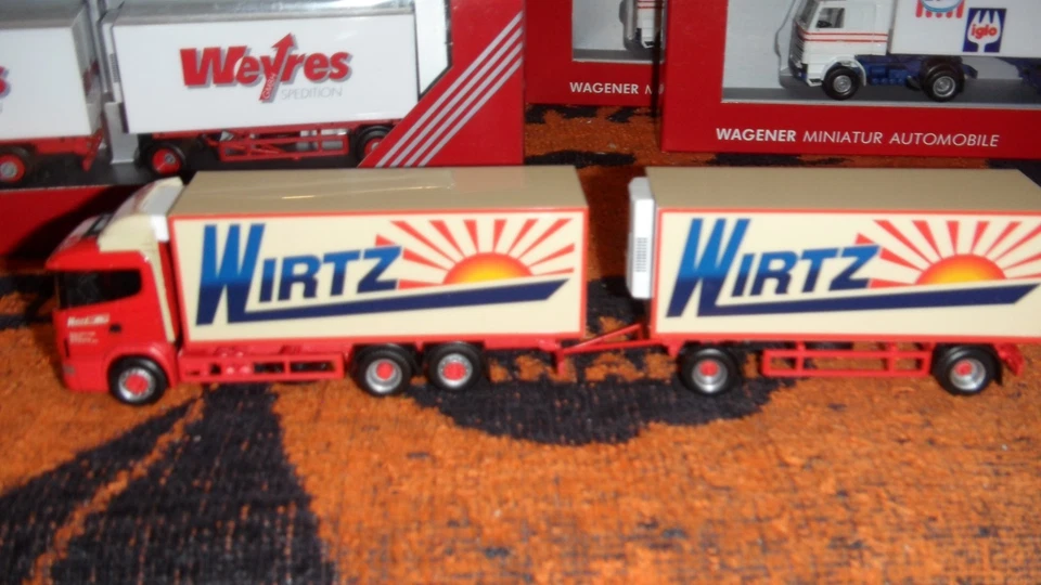 Herpa: Scania 124L 420, Franz Wirtz GmbH Spedition Bornheim Dresden, KÜ HZ - Bild 3 von 4