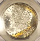 Beautifully Toned 1885 P Philadelphia Mint Morgan Silver Dollar CACG MS63