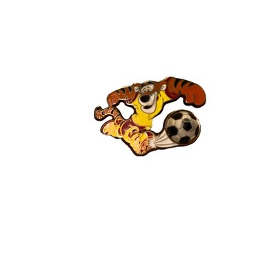 Disney Vintage Disney Brooch Pin Tigger Soccer Sports Buff Gold pin