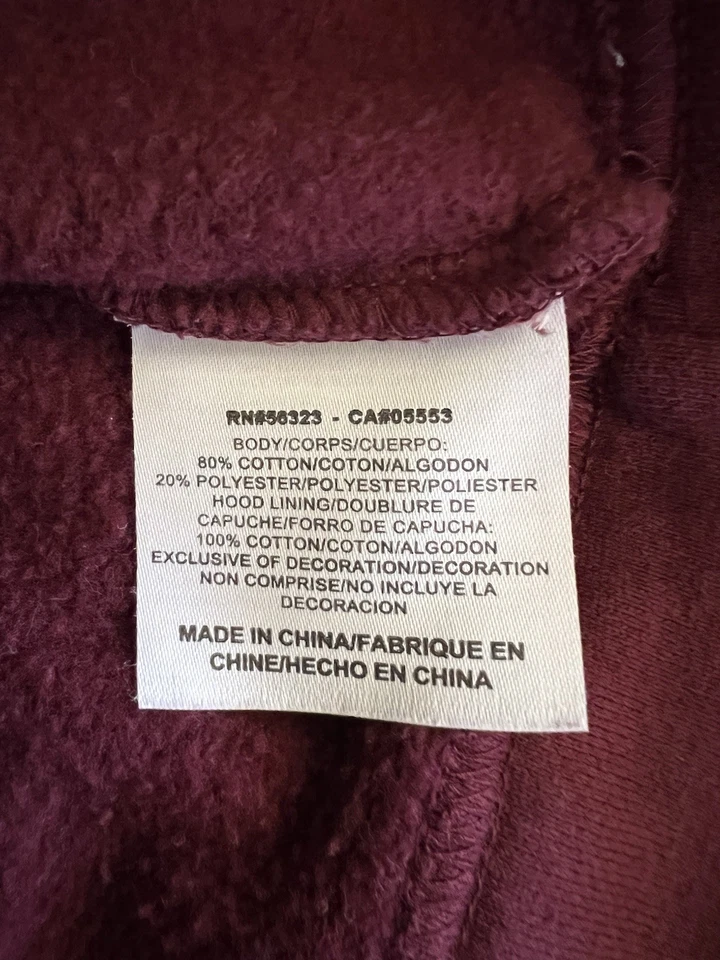 Arizona State Sun Devils Hoodie VTG Nike Team Stitched Center Swoosh Red Large - Image 4 of 4