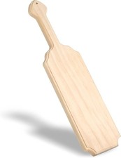 15 Inch Greek Fraternity Paddle, Unfinished Wooden Paddle, Solid Pine Wood Pa...