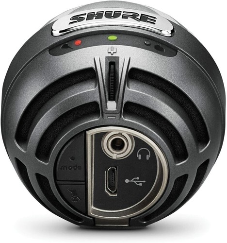 Shure MOTIV MV5-DIG Vocal Condenser Microphone, Gray with Black Foam FREE SHIP - Picture 2 of 5