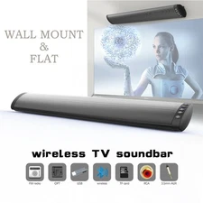 Surround Sound Bar Speaker System Wireless Subwoofer TV Home Theater & Remote
