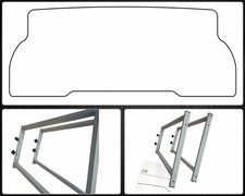 Multiflexboard für VW T5 T6 T6.1 Multivan Konsolen 1:1 mit Zuschnittvorlage GRAU