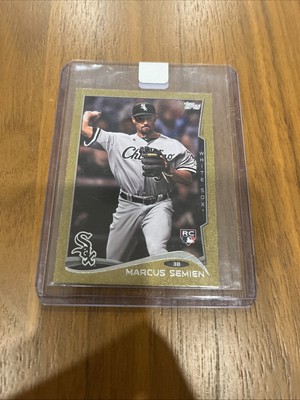 2014 Topps Mini Marcus Semien #429 Gold /63 (RC)