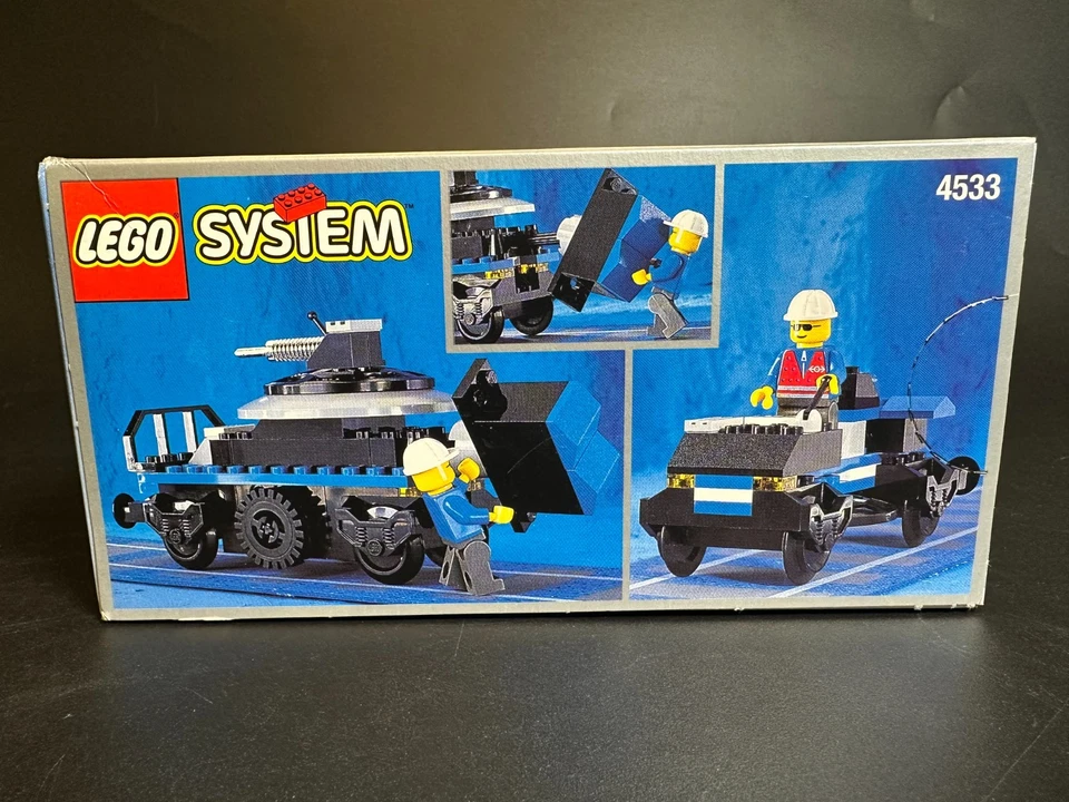 LEGO 4533 Train Track Snow Remover Set New in Sealed Box Vintage 1999 - Image 3 of 4