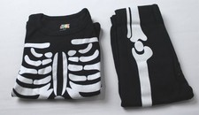 Just Love Girl's Skeleton Printed 2-Piece Pajama Set CL8 Black Size US:5/6