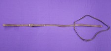 Full Size Heavy Duty Brown English Leather Horse Standing Martingale & Neckstrap