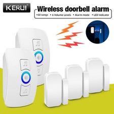 KERUI Wireless Door/Window Open Home Alarm System 2 Receiver 3 Door Sensor Kit