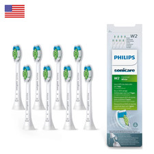 8x Packs Philips Sonicare W2 White Brush Head...