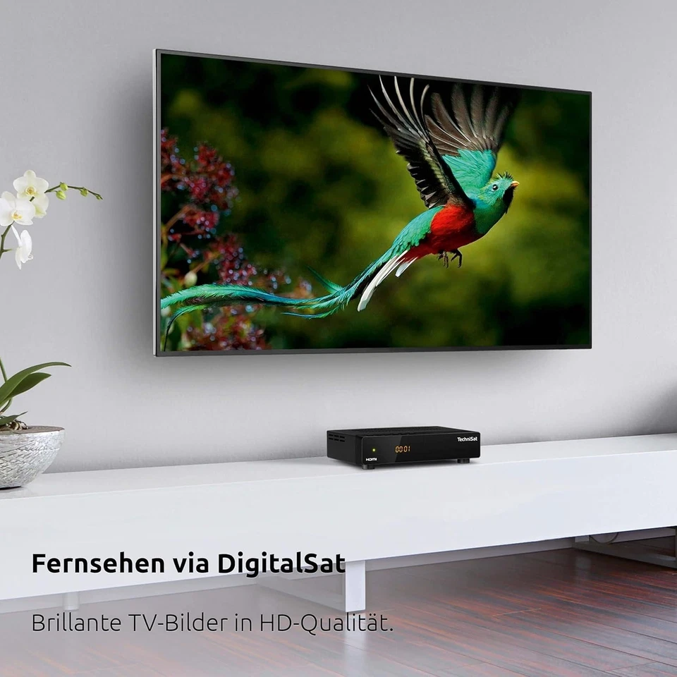 Technisat HD-S 261 Kompakter Digital HD Satelliten Receiver Sat DVB-S/S2, HDTV - Bild 2 von 4