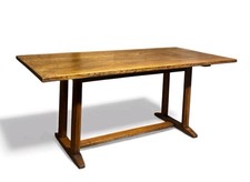 ARTS AND CRAFTS GORDON RUSSEL OAK DINING TABLE ENSTON RANGE COTSWOLD SCHOOL