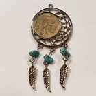 1937 5c Indian Head Buffalo Nickel in Dreamcatcher - SKU-Q2009