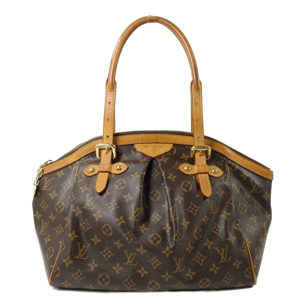 LOUIS VUITTON LV GHW Tivoli GM Shoulder Bag M40144 Monogram Brown