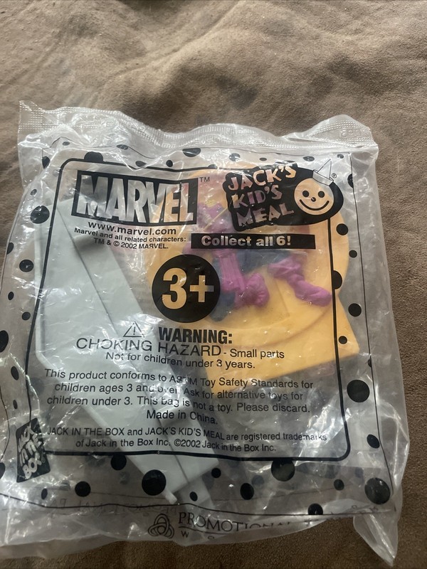 2002 MARVEL CITY OF HEROES JACK IN THE BOX KIDS MEAL TOY -  HAWKEYE