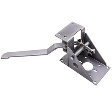 Universal 90 Degree Manual Hanging Brake Pedal Box Brackets Kit Assembly