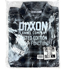 DIXXON Flannel x GOJIRA Men  s LARGE Collab Metal Band Plaid Button Shirt