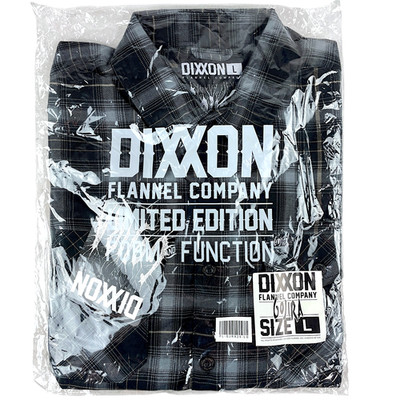 DIXXON Flannel x GOJIRA Men s LARGE Collab Metal Band Plaid Button Shirt