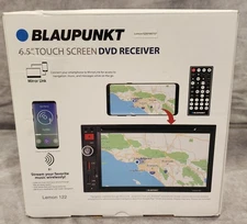 BLAUPUNKT LEMON 122 DOUBLE DIN 6.5" TOUCHSCREEN BLUETOOTH DVD CD USB STEREO NEW