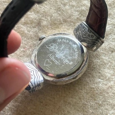 Vintage Brighton Albany Reversible Heart Shaped Watch Silver Tone Vintage Brighton Albany Reversible Heart Shaped Watch Silver  main image 2