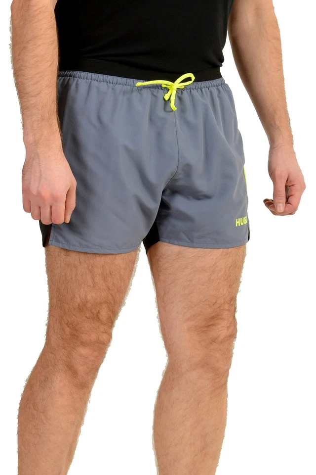 Pantalones Cortos de Natación Hugo Boss Para Hombre "BOLTA" Multicolor Estampado de Logotipo EE. UU. M IT 50 Foto 2 de 4