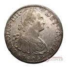 CARLOS IV IIII 8 Reales 1805 Mejico Mexico