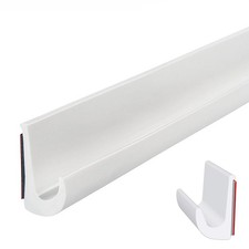 Inscrip Grondaie per camper, grondaia, grondaia, a forma di J, in PVC a