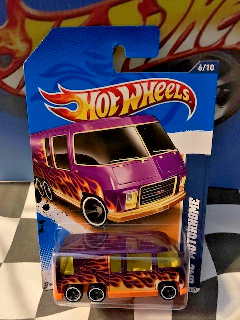 Hot Wheels 2012 HW Heat Fleet 6/10 156 GMC Motorhome PURPLE MC5