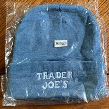 New in Package Blue Offical Trader Joe's knit cap/beanie