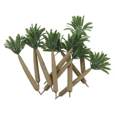 10pcs Fake Palm Tree: Mini Artificial Coconut Trees - Simulation Landscape