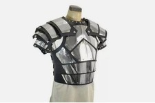 Medieval Halloween Medieval Leather Armor with iron plates LARP Cosplay