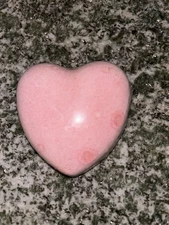 One Heart Shaped Pink Bath Bomb For The Bath For Fun Bath