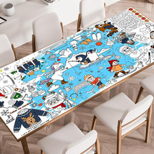 Winter Tablecloth Decorations, Holiday Crafts for Kids, Essentials Winter Themed