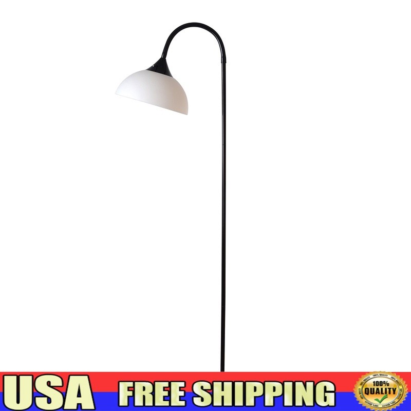 71-Inch Adjustable Black Gooseneck Floor Lamp for Home Office or Study Lighting
