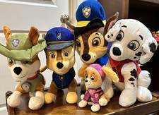 Paw Patrol Plush Lot Various Sizes Marshall Skye Chase Tracker