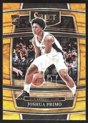 6836F 2021-22 Panini Select #68 Joshua Primo Gold Wave Prizms