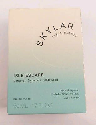 Skylar Clean Beauty  Isle Escape Eau de Parfum 50mL  1.7 Oz New Sealed