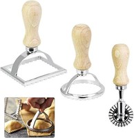 Ravioli Cutter Ausstecher Edelstahl Maultaschen Set Teigformer KüChe Backen