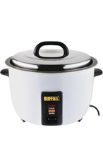 Buffalo Commercial Rice Cooker  10 Litre Cooked/ 4.2 Litre Dry. Non Stick Pot