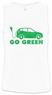 BEV Go Green Herren Tank Top Elektroauto Fun BEV PHEV Plug In Plug-In Elektro