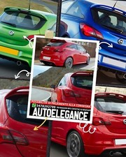 Spoiler Stil OPC Für Opel Corsa Mit 3 Türen, Schwarz, ABS, Glänzend, Heck