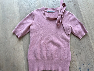 River Wood Mädchen Pullover Strickjacke Gr.  140 152 Lambswool Lammwolle