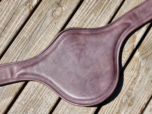 Devoucoux Marrón Acolchado Protector del Vientre Tachuela Circunferencia de Salto - 58"/60" - ¡NUEVO CON ETIQUETAS! - Imagen 8 de 8