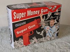 Super Money Launch Gun Cash Launcher In Box Toy Gift Make it Rain Party Game