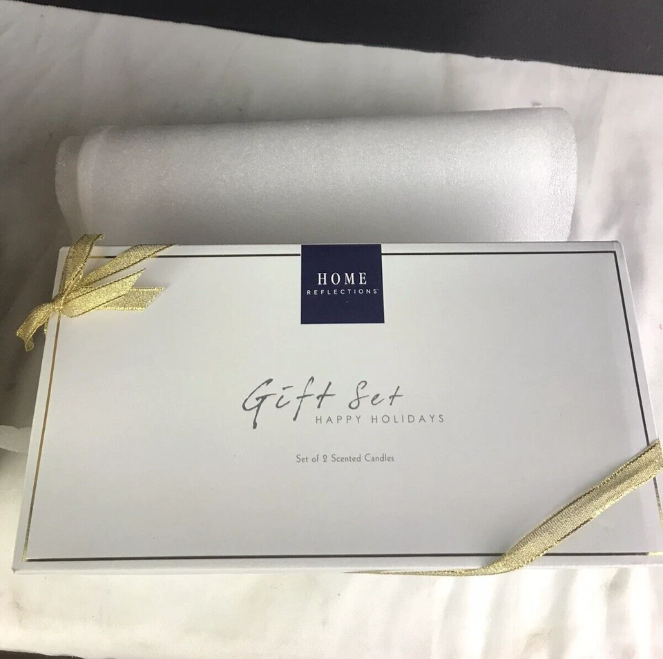 Home Reflections Juego de 2 velas perfumadas de vainilla 12 oz ech Foto 4 de 4