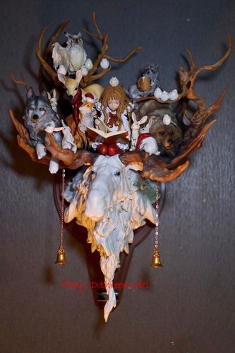 Estatua pintada en stock EinStudio EIN Entei Ryu Forest Friends - Imagen 2 de 12