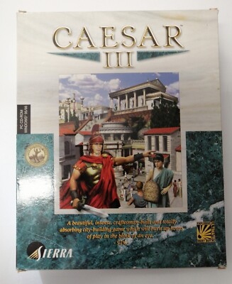 Jeu PC Caesar III - Version Française Big Box Sierra, Bon état, Complet