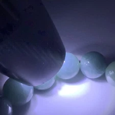 Olmec Blue Jadeite Bead Bracelet 17 Guatemalan Jadeite Jade 10mm Beads Guatemala