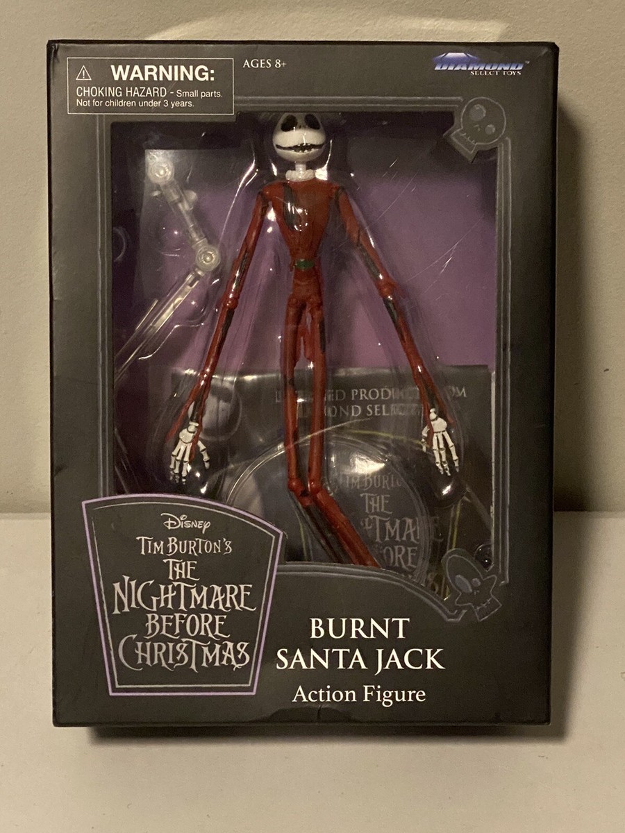 The Nightmare Before Christmas Burnt Santa Jack Figure - Disney
